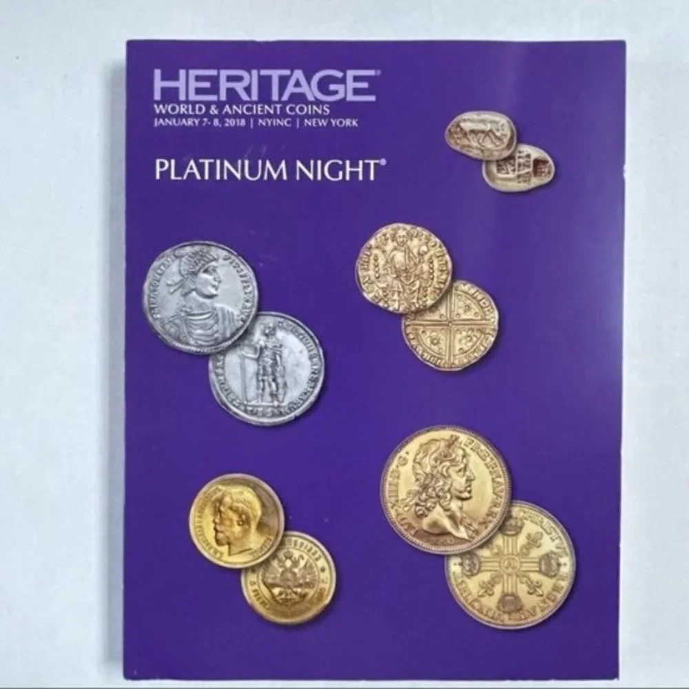 Heritage World and Ancient Coins 2018 New York Platinum Night‎ Auction Catalog